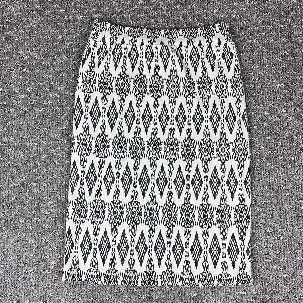 Renee C Skirt Womens Medium Leena Pencil Straight Geometric Boho Office Business